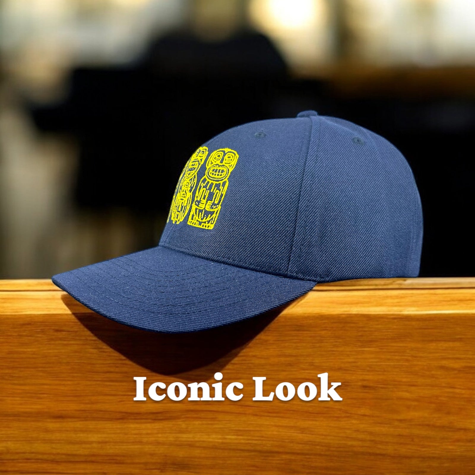 Cannibals Snapback Cap In Navy