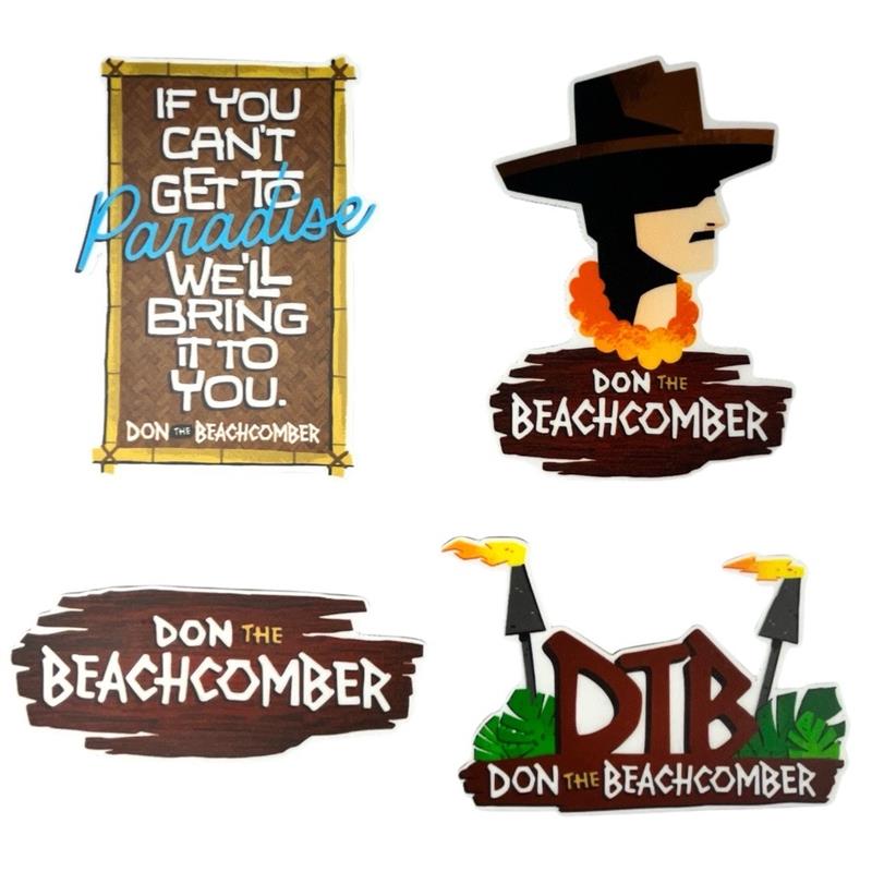 Don the Beachcomber - Mix & Match - Pick 2! 1 Postcard, 1 Magnet
