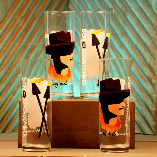 The Legend Returns Zombie Glasses (Set of 4)