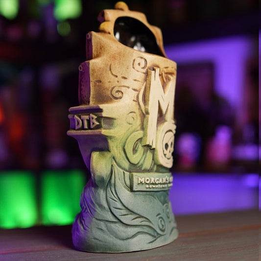 Morgan's Cove Holly Jolly Roger Tiki Mug
