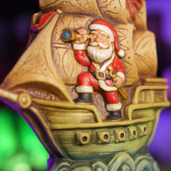Morgan's Cove Holly Jolly Roger Tiki Mug