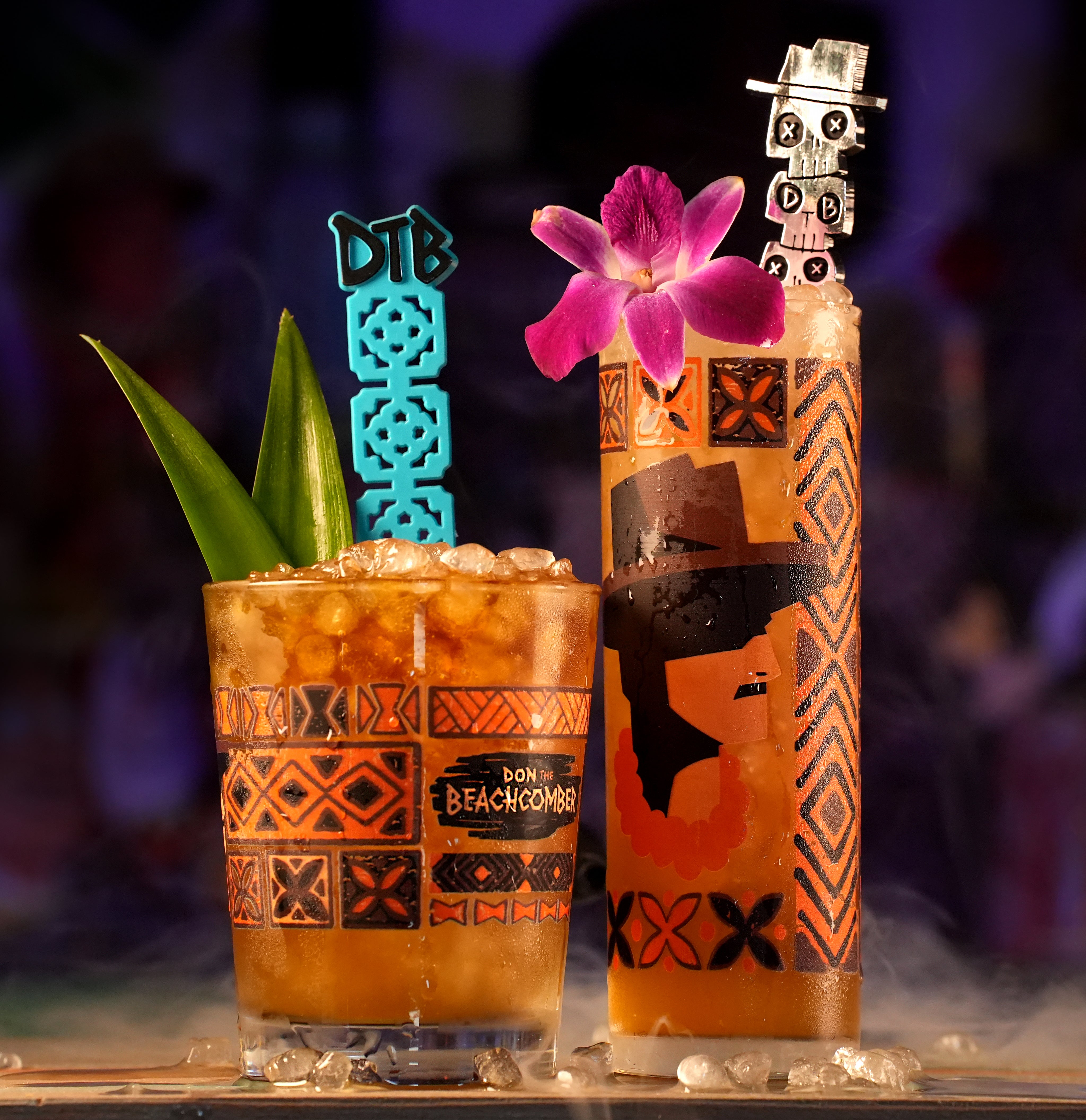 Tapa Mai Tai and Zombie Glasses (Set of one each)