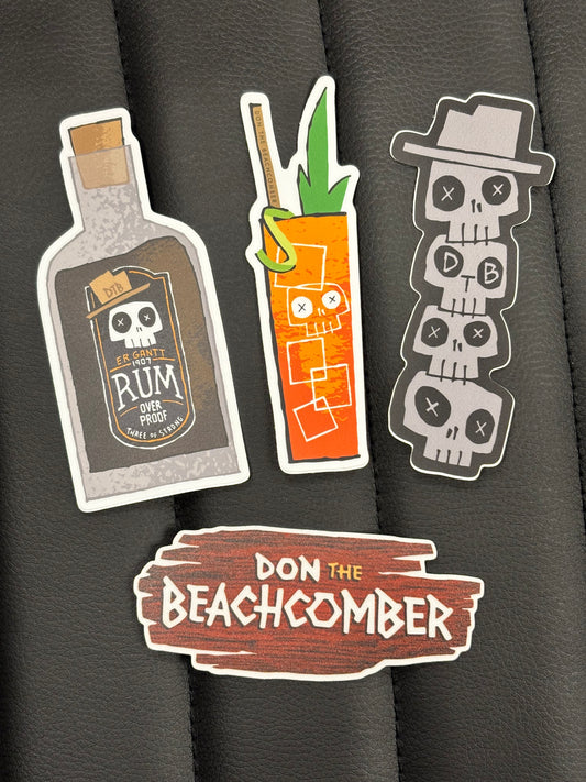 Don the Beachcomber Sticker Set #1