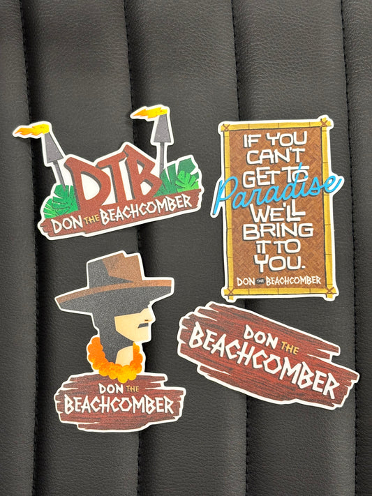 Don the Beachcomber Sticker Set #2