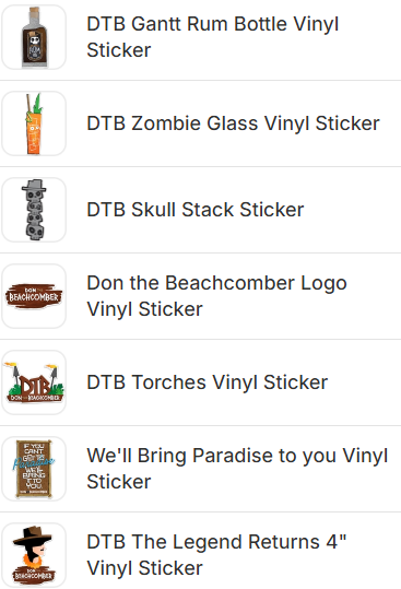 Donn's Treehouse Tiki Mug + 2, 3, 4 Mix n Match Bundle!