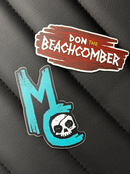 Don the Beachcomber Sticker Set #3