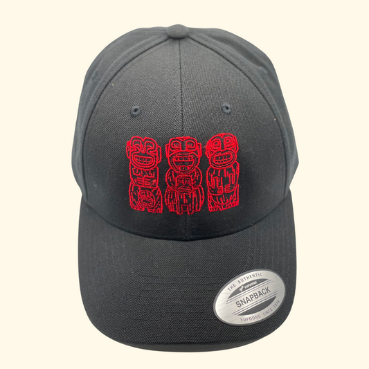 Cannibals Snapback Cap In Black