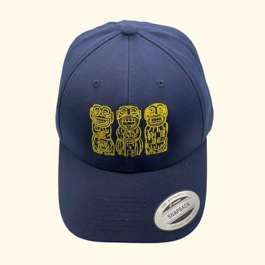 Cannibals Snapback Cap In Navy