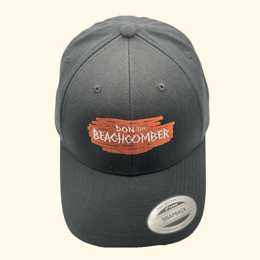 Don the Beachcomber Logo Snapback Cap In Black