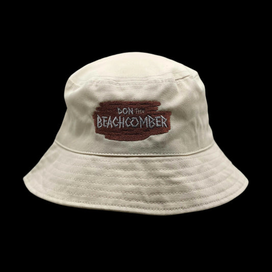 Don the Beachcomber Logo Bucket Hat In Beige