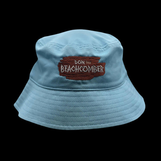 Don the Beachcomber Logo Bucket Hat In Baby Blue