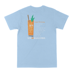 1934 Zombie Recipe Light Blue Tee