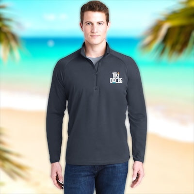 Men’s Sport-Tek Sport-Wick Stretch Zip Pullover