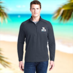 Men’s Sport-Tek Sport-Wick Stretch Zip Pullover
