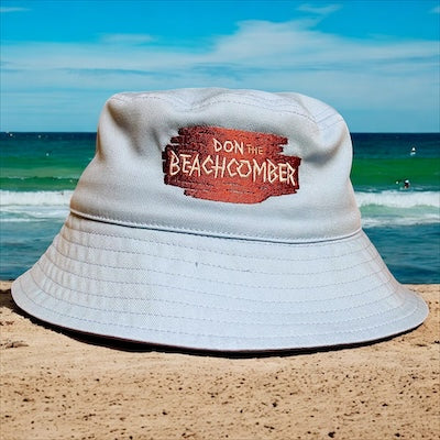 Don the Beachcomber Logo Bucket Hat In Baby Blue