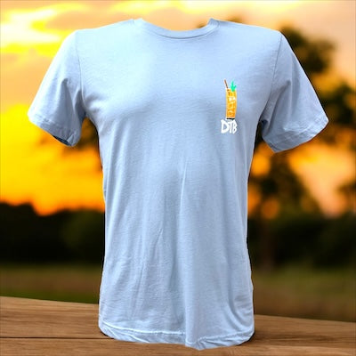 1934 Zombie Recipe Light Blue Tee