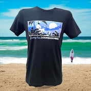 Greetings From Paradise Black Tee Shirt