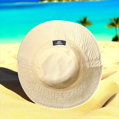 Don the Beachcomber Logo Bucket Hat In Beige