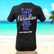 Greetings From Paradise Black Tee Shirt