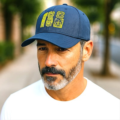 Cannibals Snapback Cap In Navy