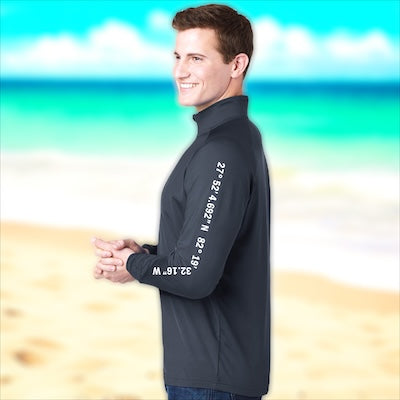 Men’s Sport-Tek Sport-Wick Stretch Zip Pullover
