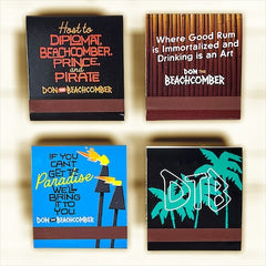 Don the Beachcomber Matchbook Set of Four