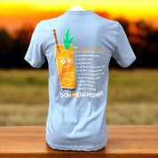 1934 Zombie Recipe Light Blue Tee