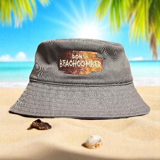 Don the Beachcomber Logo Bucket Hat In Navy