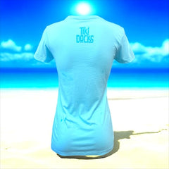 Women's Tiki Docks Forget Worries Here Tee