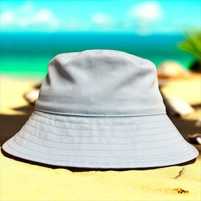 Don the Beachcomber Logo Bucket Hat In Baby Blue