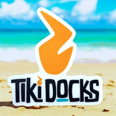 Tiki Docks Tiki Torch Sticker