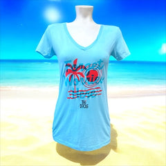 Women's Tiki Docks Forget Worries Here Tee