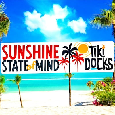 Sunshine State of Mind Bumper Sticker